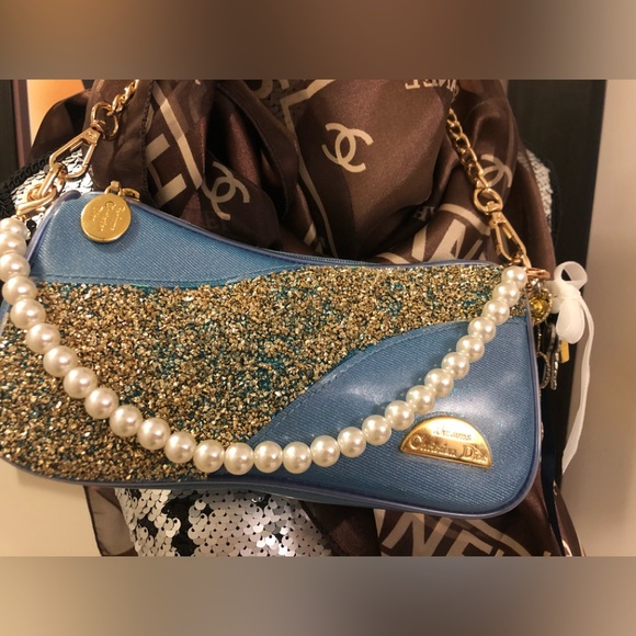 Authentic DIOR Remodelled/Redesigned Shoulder-Handbag Cosmetic Case *Unique item - Picture 4 of 12